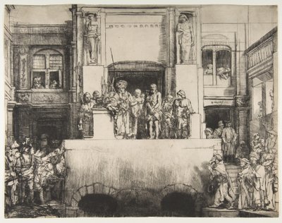 Cristo presentato al popolo da Rembrandt van Rijn