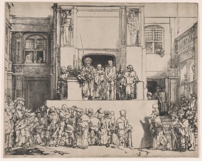 Cristo presentato al popolo da Rembrandt van Rijn