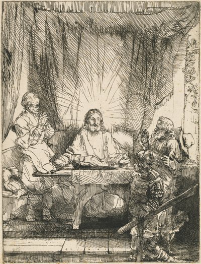 Cristo a Emmaus: la Lastra Maggiore da Rembrandt van Rijn