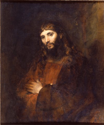 Cristo con le braccia incrociate da Rembrandt van Rijn