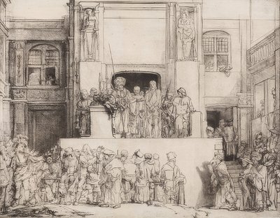 Cristo presentato al popolo da Rembrandt van Rijn