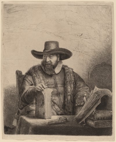 Cornelis Claesz Anslo da Rembrandt van Rijn