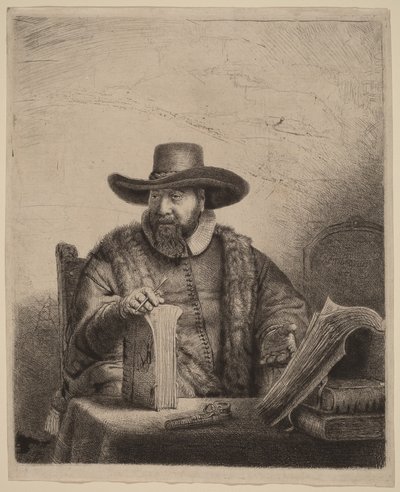 Cornelis Claesz Anslo da Rembrandt van Rijn
