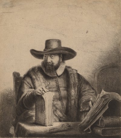 Cornelis Claesz Anslo, 1641 da Rembrandt van Rijn