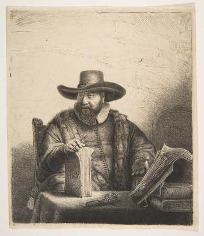 Cornelis Claesz Anslo, predicatore da Rembrandt van Rijn