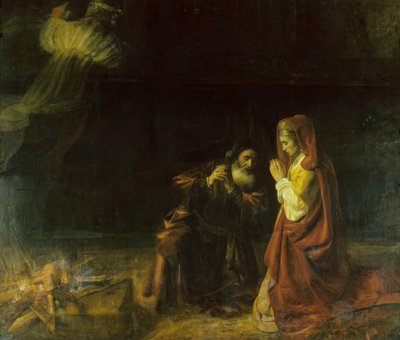 Il sacrificio di Manoach da Rembrandt van Rijn