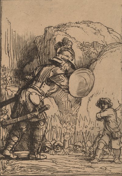 Davide e Golia da Rembrandt van Rijn