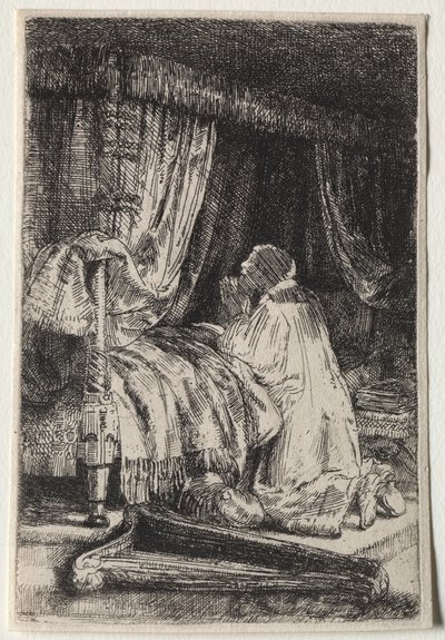 Davide in preghiera, 1652 da Rembrandt van Rijn