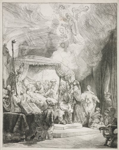 Morte della Vergine da Rembrandt van Rijn