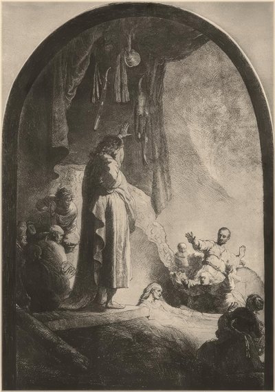 La resurrezione di Lazzaro da Rembrandt van Rijn