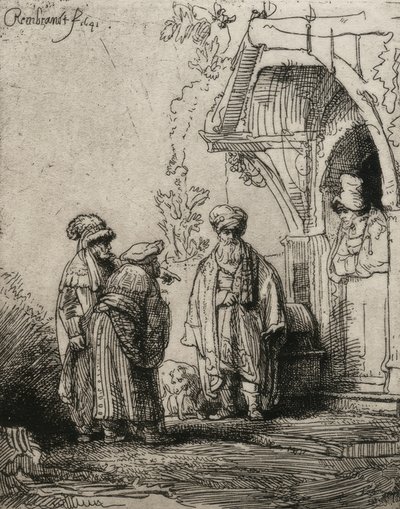 I tre orientali da Rembrandt van Rijn