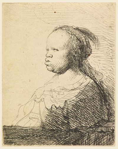 La "bianca nera" da Rembrandt van Rijn