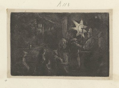 Epifania: una scena notturna da Rembrandt van Rijn