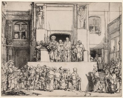 Ecce Homo. Cristo Presentato al Popolo da Rembrandt van Rijn