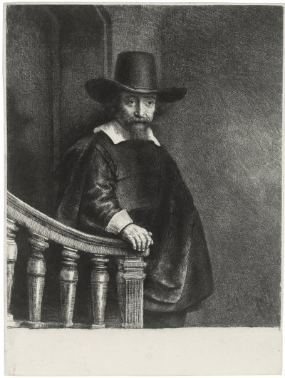 Ephraim Bueno, medico ebreo, 1647 da Rembrandt van Rijn
