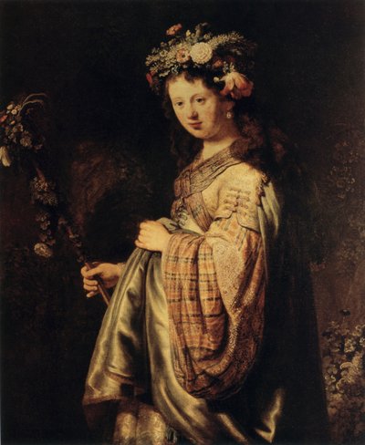 Flora, 1634 da Rembrandt van Rijn