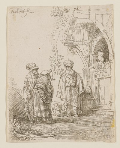 Giacobbe e Labano da Rembrandt van Rijn