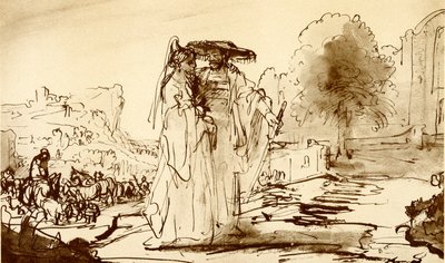 Giacobbe e Rachele da Rembrandt van Rijn