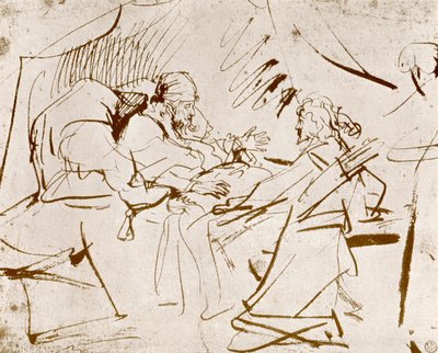 Giacobbe al capezzale di Isacco, 1913 da Rembrandt van Rijn