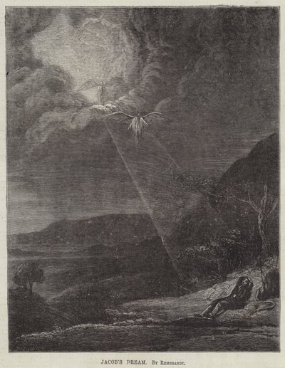 Il sogno di Giacobbe da Rembrandt van Rijn