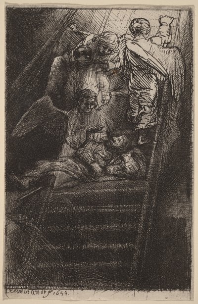 La scala di Giacobbe da Rembrandt van Rijn
