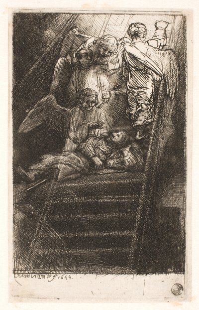 La scala di Giacobbe da Rembrandt van Rijn