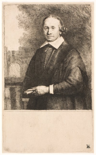 Jan Antonide van der Linden, professore di medicina da Rembrandt van Rijn