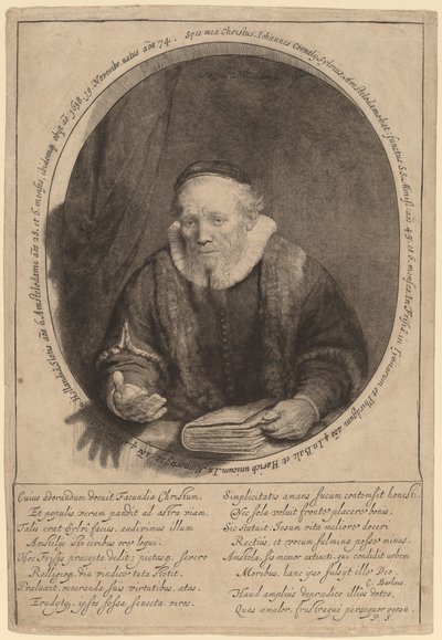 Jan Cornelisz. Sylvius da Rembrandt van Rijn