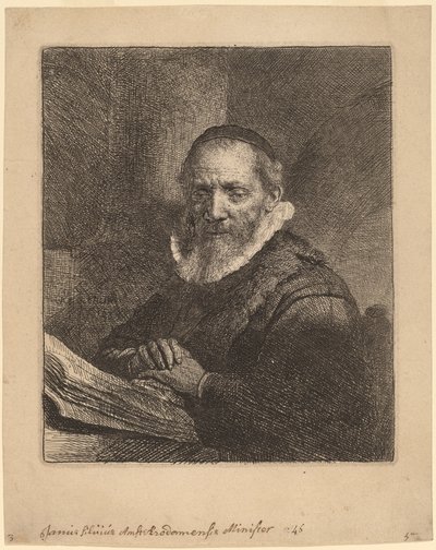 Jan Cornelisz. Sylvius da Rembrandt van Rijn