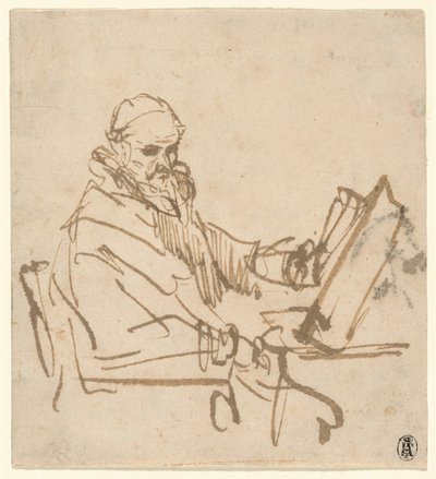 Jan Cornelisz Sylvius, il predicatore da Rembrandt van Rijn