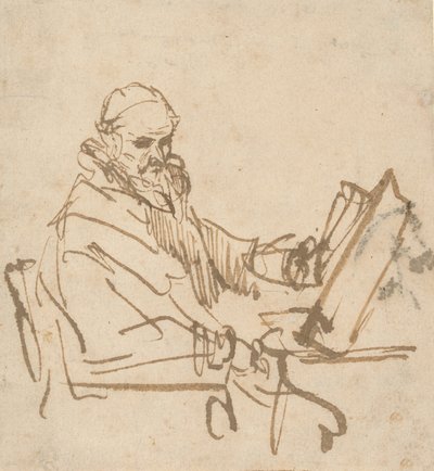 Jan Cornelisz Sylvius, il predicatore da Rembrandt van Rijn