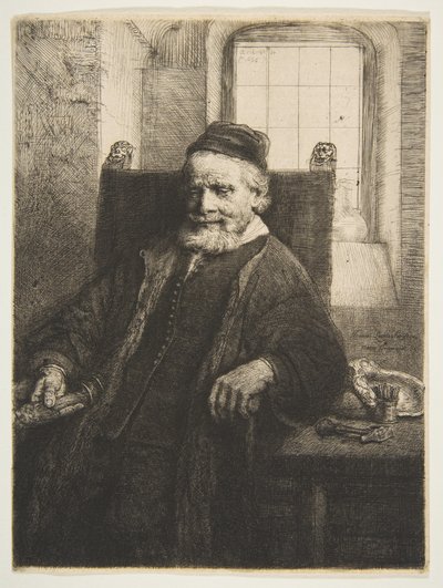Jan Lutma, orafo, 1656 da Rembrandt van Rijn