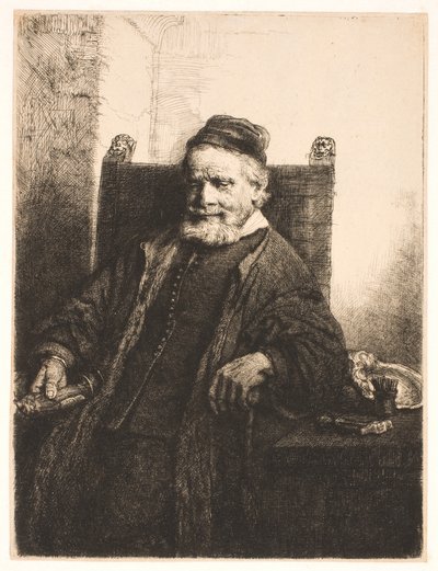 Jan Lutma, il vecchio, orafo e scultore da Rembrandt van Rijn