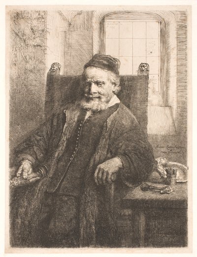 Jan Lutma, il vecchio, orafo e scultore da Rembrandt van Rijn