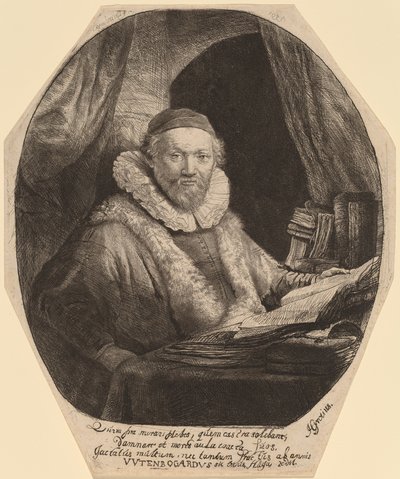 Jan Uytenbogaert da Rembrandt van Rijn