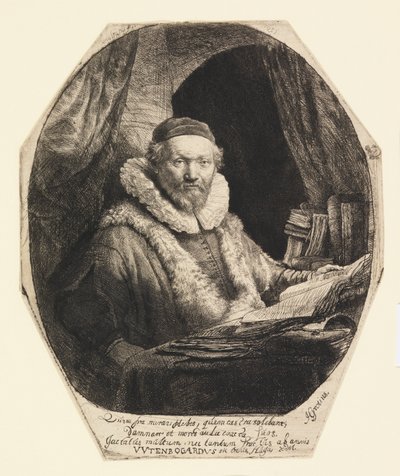 Jan Uytenbogaert, Predicatore da Rembrandt van Rijn