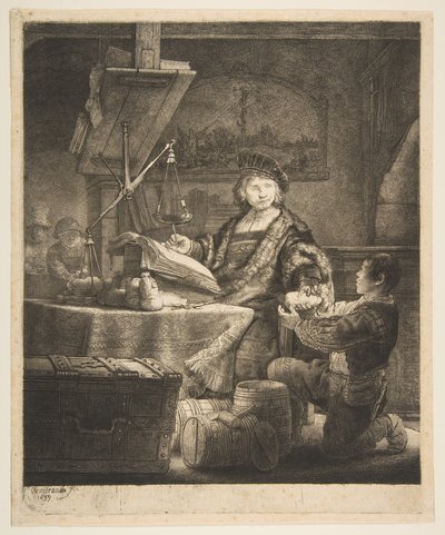 Jan Uytenbogaert Il pesatore d