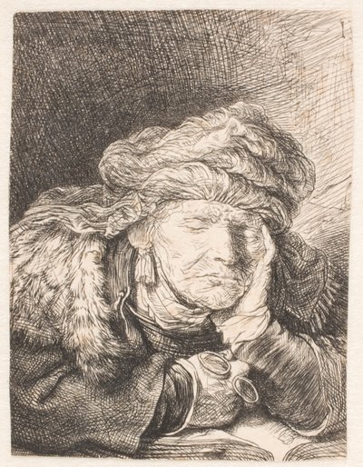 Jan Uytenbogaert, predicatore della setta dei rimostranti arminiani da Rembrandt van Rijn