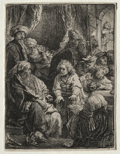 Giuseppe che Racconta i Suoi Sogni, 1638 da Rembrandt van Rijn