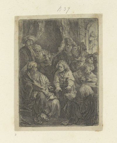 Giuseppe racconta i suoi sogni da Rembrandt van Rijn