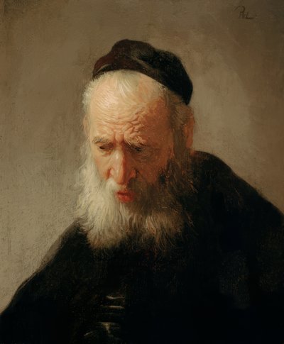 Testa di un vecchio da Rembrandt van Rijn