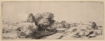 Paesaggio con un lattaio da Rembrandt van Rijn