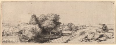 Paesaggio con un lattaio da Rembrandt van Rijn