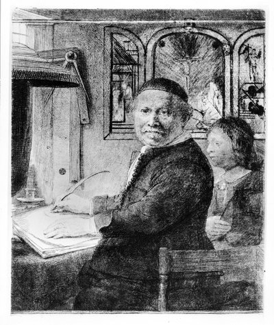 Lieven Willemsz van Coppenol, c.1658 da Rembrandt van Rijn