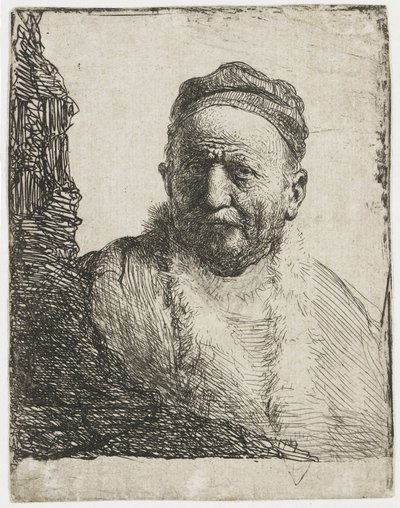 Uomo con il berretto da Rembrandt van Rijn
