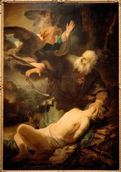 Il sacrificio di Isacco da Rembrandt van Rijn