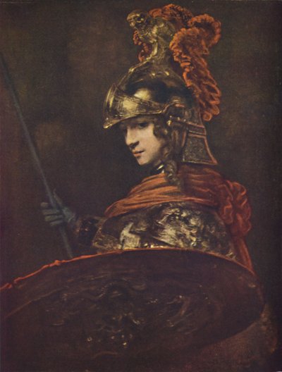Pallade Atena, c1657, c1950 da Rembrandt van Rijn