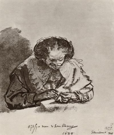 Ritratto di Titia van Uylenburgh da Rembrandt van Rijn
