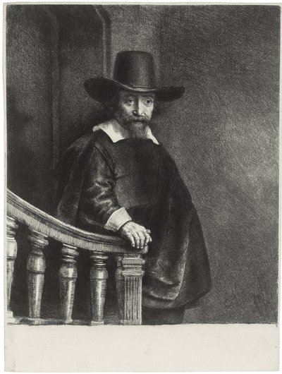 Ritratto del dottor Ephraim Bueno da Rembrandt van Rijn