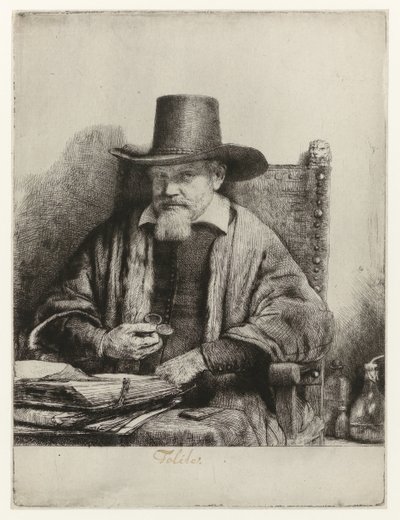 Ritratto di Arnold Tholinx da Rembrandt van Rijn